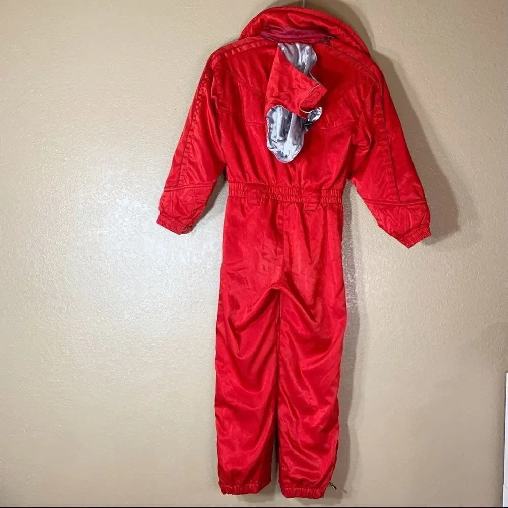 ‎Vintage Spyder Picabo big kid red snow suit